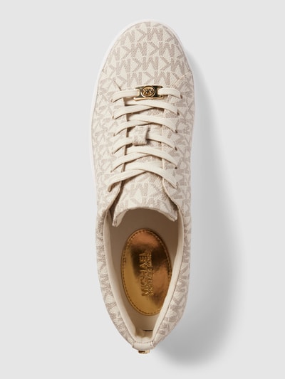 MICHAEL Michael Kors Sneaker mit Allover-Logo Modell 'KEATON' Offwhite 3