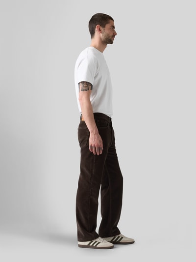 Levi's® Loose Straight Fit Cordhose aus reiner Baumwolle Modell '565™' Dunkelbraun 3