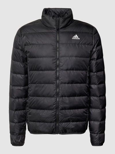 ADIDAS SPORTSWEAR Steppjacke mit Label-Print und gefütterter Kapuze Black 1