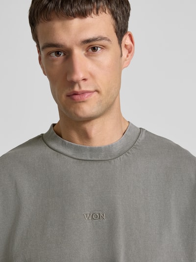 WON HUNDRED T-Shirt aus reiner Bio-Baumwolle Mittelgrau 3