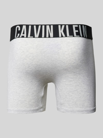 Calvin Klein Underwear Obcisłe bokserki z paskiem z logo w zestawie 3 szt. Turkusowy 3