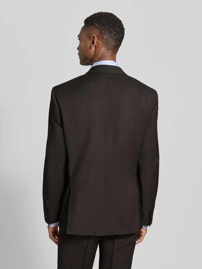 BOSS Slim Fit Anzug aus reiner Schurwolle Modell 'H-HUGE-2PCS-253' Dunkelbraun 5