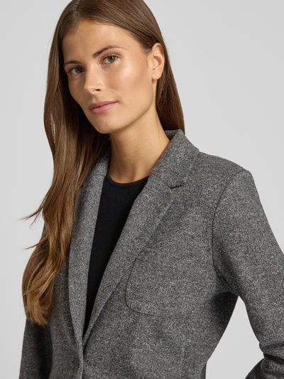 Marc O'Polo Relaxed fit blazer van katoenmix Middengrijs - 3