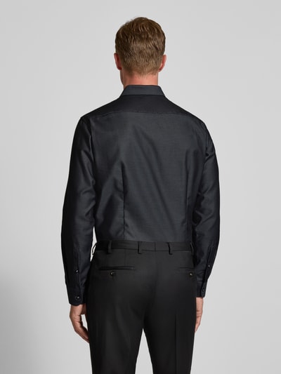 Jake*s Koszula biznesowa o kroju regular fit z kołnierzykiem typu kent Antracytowy 5