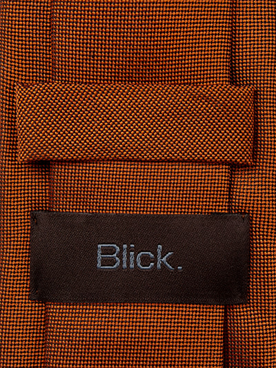 Blick Stropdas van pure zijde (6,5 cm) Terracotta - 2