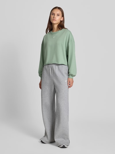 Nike relaxed fit pullover met gestikt logo model 'Chill' Kaki - 1