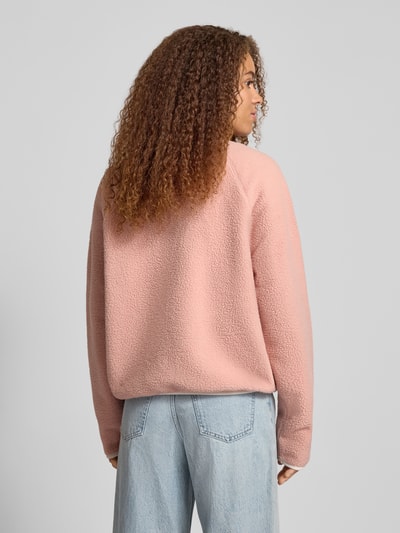 Review Sweatjacke mit Reißverschluss Altrosa 5