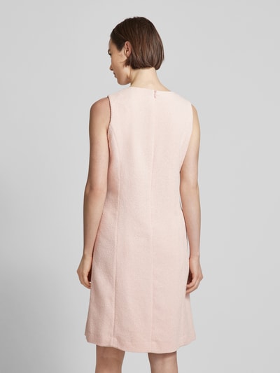 WHITE LABEL Knielanges Kleid mit Rundhalsausschnitt Rosa 5