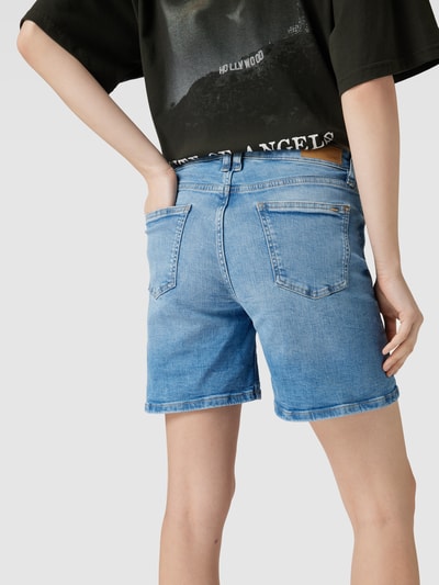 edc By Esprit Jeansshorts met labelpatch Lichtblauw - 3