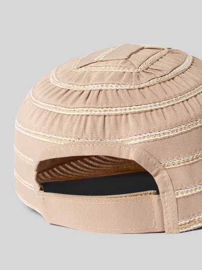 Productfoto, Baseball Cap met strepen en verstelbare sluiting van Loevenich, beige tinten, gestructureerde stof