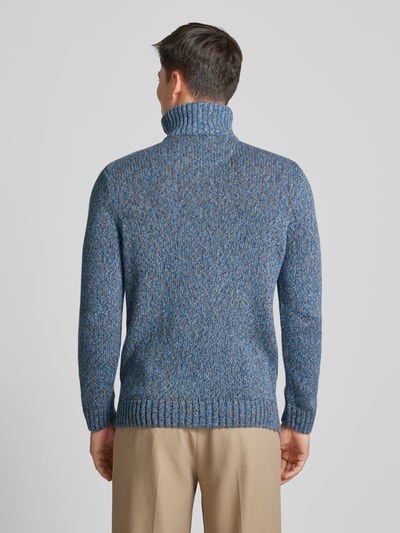 RAGMAN Gebreide pullover met schipperskraag Blauw - 5