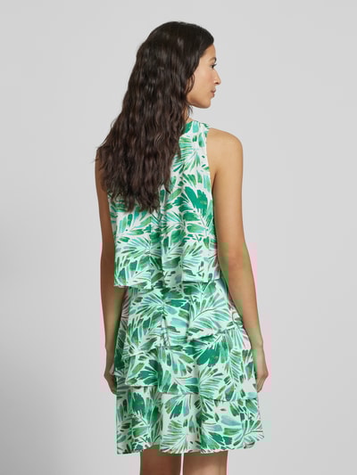 Apricot Minikleid im Stufen-Look aus LENZING™ ECOVERO™ Fasern Hellgruen 5