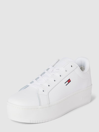 Tommy Jeans Sneaker mit Label-Print Weiss 1