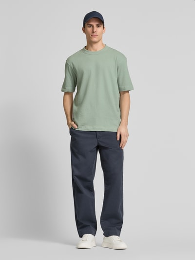 SELECTED HOMME Relaxed fit T-shirt met ronde hals Lichtgroen - 1