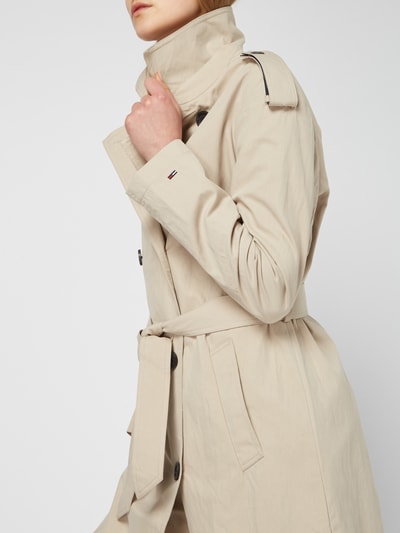 Tommy Jeans Trenchcoat mit Taillengürtel Taupe 4