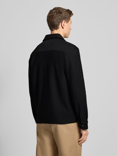 SELECTED HOMME Regular fit overhemdjack van puur biologisch katoen, model 'OLIVER' Zwart - 5