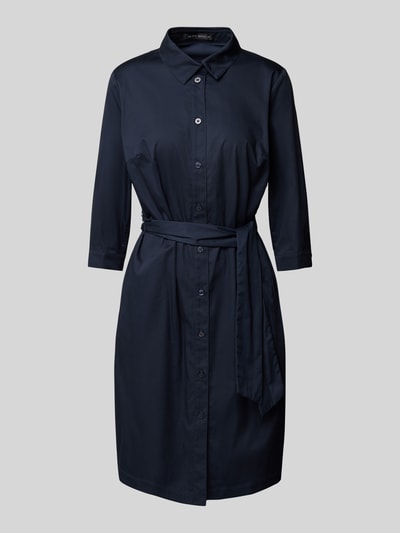 Betty Barclay Overhemdjurk met strikceintuur Marineblauw - 2