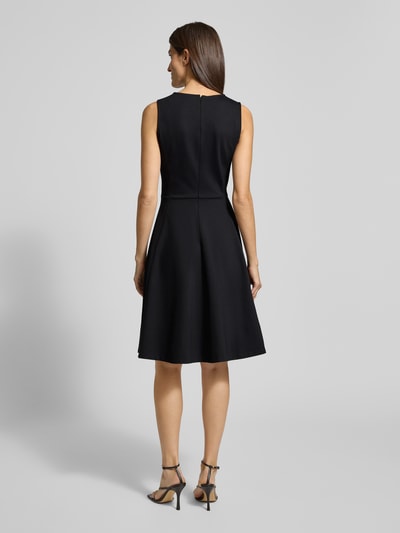 Lauren Ralph Lauren Knielanges Kleid aus Viskose-Mix Modell 'CHARLEY' Black 5