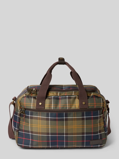 Barbour Duffle Bag mit Label-Patch Modell 'TORRIDON' Oliv 2