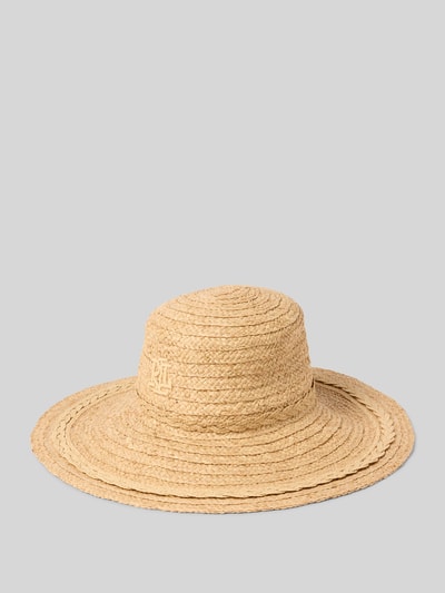 Lauren Ralph Lauren Hut mit Logo-Detail und breiter Krempe Beige 1