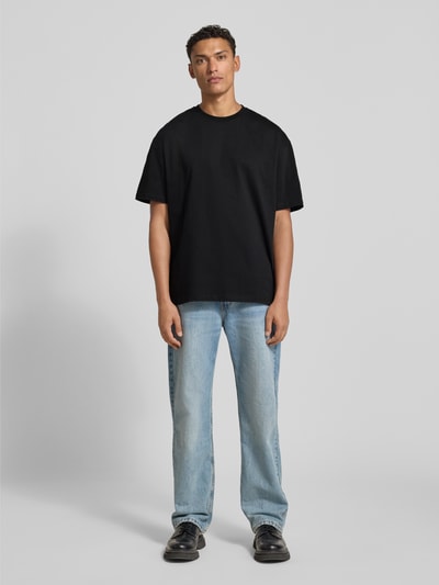 Les Deux T-Shirt mit Rundhalsausschnitt Modell 'Danton' Black 1