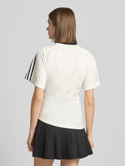 adidas Originals Regular Fit T-Shirt mit asymmetrischem Schnitt Weiss 5