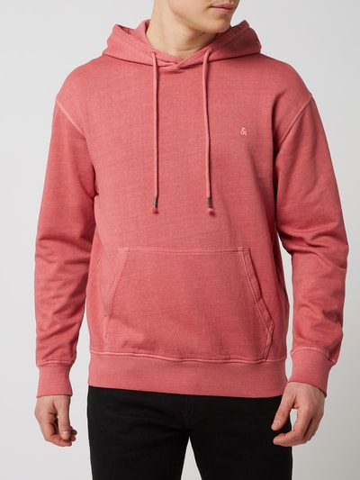 Jack & Jones Hoodie im Washed-Out-Look Modell 'Ewashed' Rosa 4