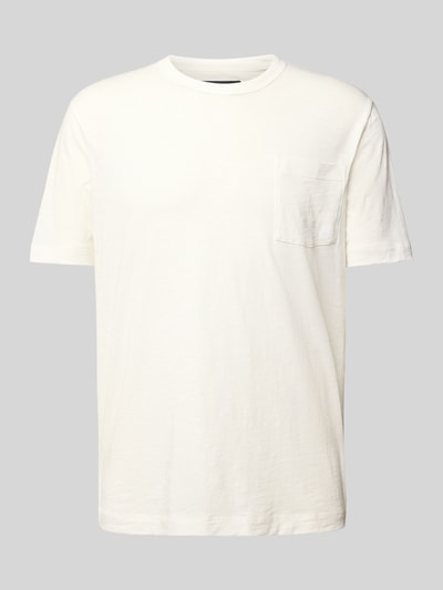 Marc O'Polo Regular Fit T-Shirt aus weichem Slub Jersey Offwhite 2