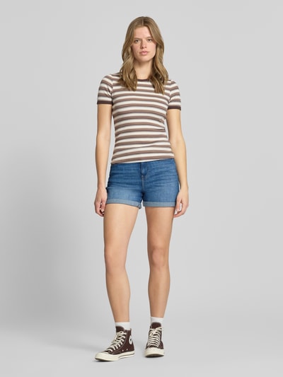 ONLY regular fit korte jeans van katoenmix model 'JOSEPHINE' Blauw - 1