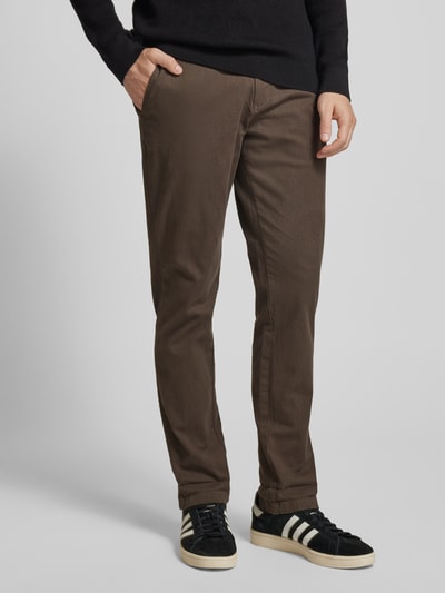 Jack & Jones Chinosy o kroju slim fit z kieszeniami z tyłu model ‘MARCO FURY’ Antracytowy 4