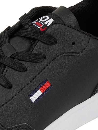Tommy Jeans Sneaker in Leder-Optik  Schwarz 2