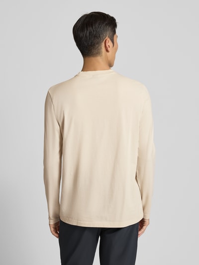 BOSS Green Regular Fit Langarmshirt aus Baumwoll-Mix Modell 'TEE LONG' Offwhite 5