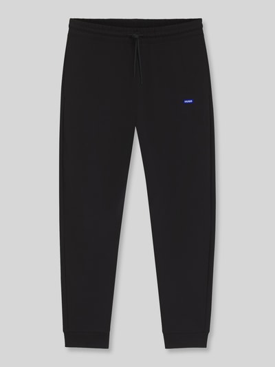 HUGO Blue Sweathose mit Logo-Patch Black 2
