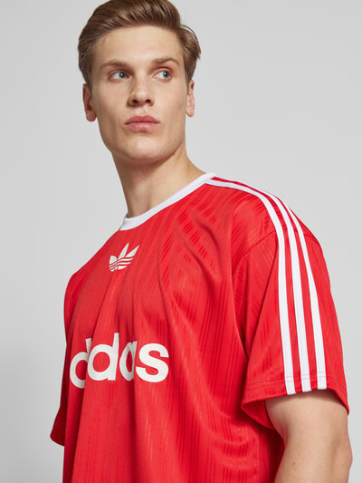 adidas Originals T-shirt met labelprint Rood - 3