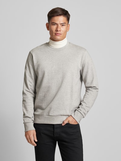 Marc O'Polo Regular fit sweatshirt van puur biologisch katoen Lichtgrijs - 4