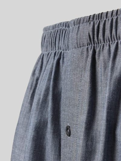 Schiesser Relaxed fit boxershort met logopatch in een set van 2 stuks Hazelnoot - 2