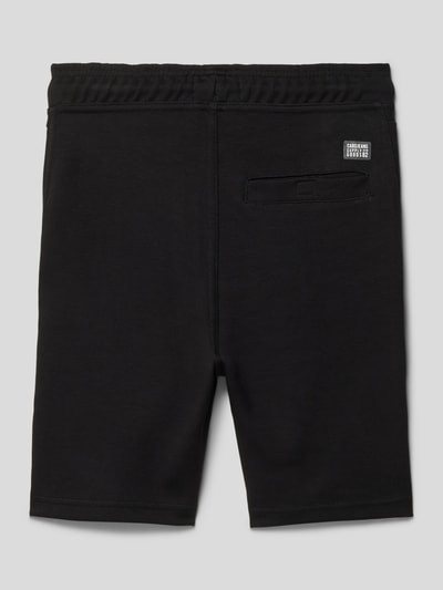CARS JEANS Bermudas mit Label-Detail Modell 'Braga' Schwarz 3