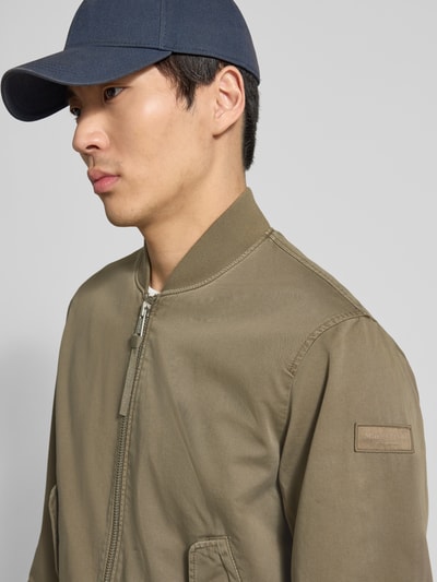 Marc O'Polo regular fit blouson van puur katoen Lichtbruin - 3
