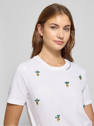 Only Regular Fit T-Shirt aus reiner Baumwolle Modell 'KITA' Weiss 3