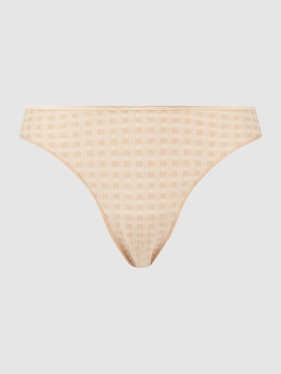 Marie Jo String met structuurmotief, model 'Avero Thong' Beige - 2