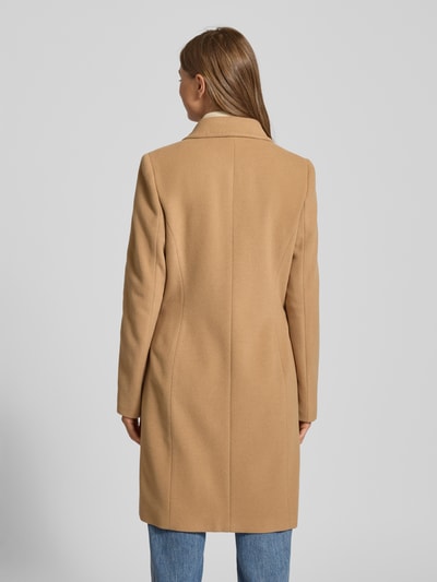 Fuchs Schmitt Wollmantel mit Kaschmir-Anteil und Pattentaschen Camel 5