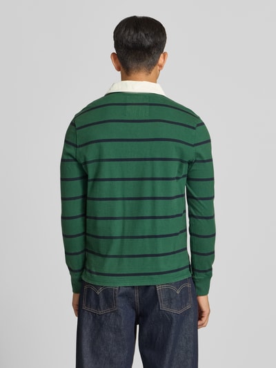 Superdry Rugbyshirt met polokraag in all-overlook Flessengroen - 5