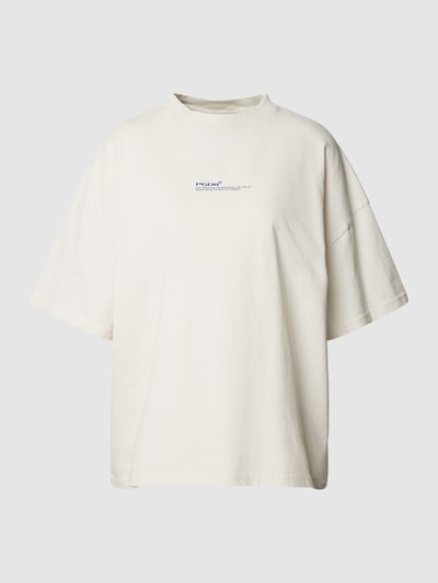 Pegador Oversized T-shirt met labelprint, model 'NAVISK' Offwhite - 2