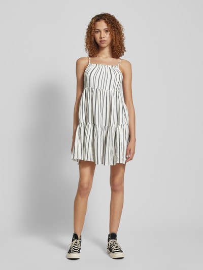 Only Mini-jurk met structuurmotief, model 'THYRA LIFE' Offwhite - 1