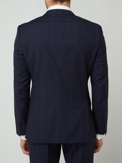 BOSS Slim Fit Anzug aus Schurwolle Modell 'Huge/Genius' Marineblau 8