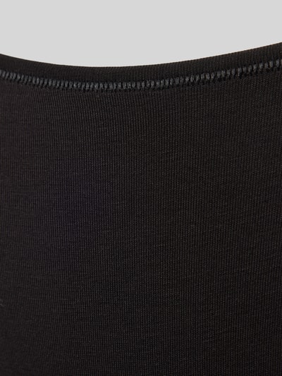Produktfoto, String mit seitlichen Label-Bundeinsätzen Modell 'HUGO ID STRING' von HUGO in unifarbener Optik, Baumwoll-Mix, feine Struktur