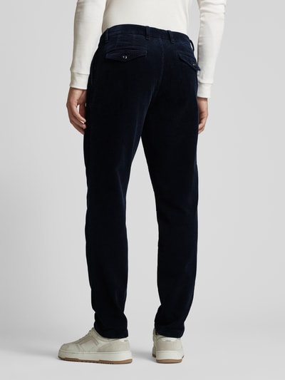 Tommy Hilfiger Regular fit broek met fijne corduroy Marineblauw - 5