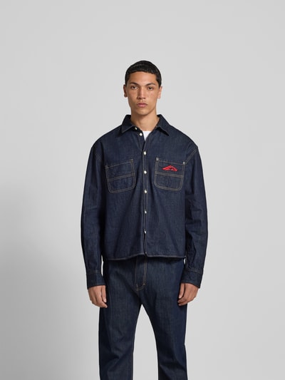 Dsquared2 Jeanshemd mit Knopfleiste Dunkelblau 4