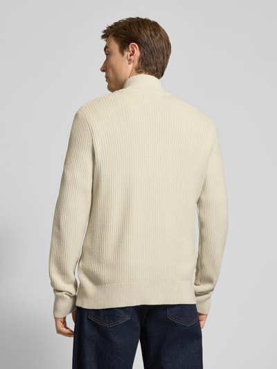 Samsøe Samsøe Strickjacke mit Reißverschluss Modell 'SADEM' Offwhite 5