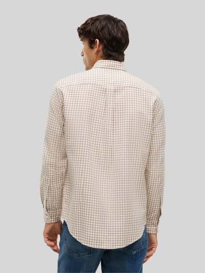 Tommy Hilfiger Regular Fit Freizeithemd aus reiner Baumwolle Taupe 5